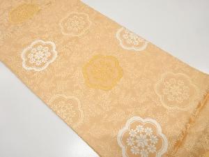 アンティーク　信夫能衣文様織り出し袋帯（材料）